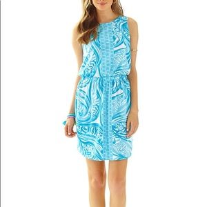 Lilly Pulitzer Windward Dress Sea Ruffles
